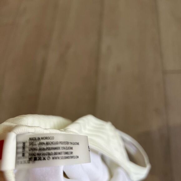 Solid & Striped THE ANNEMARIE- SOLID RIB CREAM swimsuit size s - Picture 7 of 9